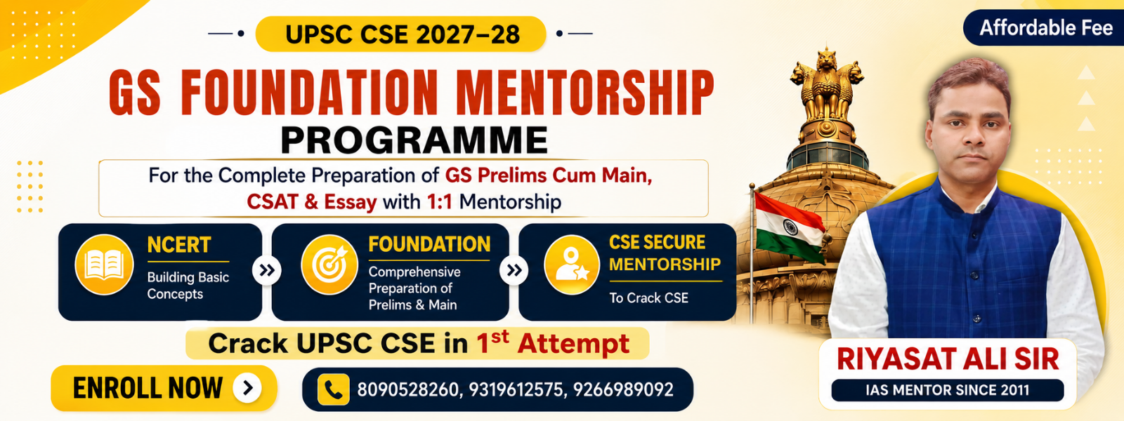UPSC Mentorship Banner