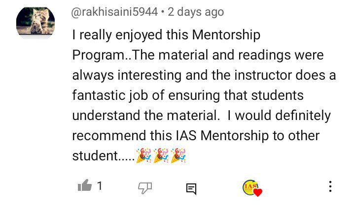 iasmentorship by riyasatali mentorship program for upsc 9580393900