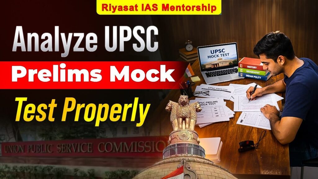 UPSC Prelims Mock Test Strategy for 2026