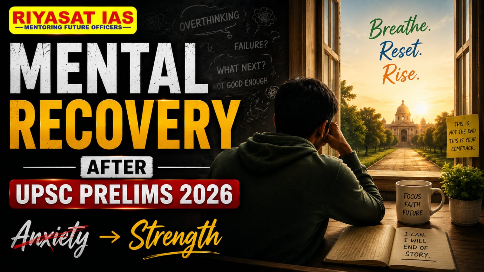 Mental Recovery After UPSC Prelims 2026 Anxiety Stress