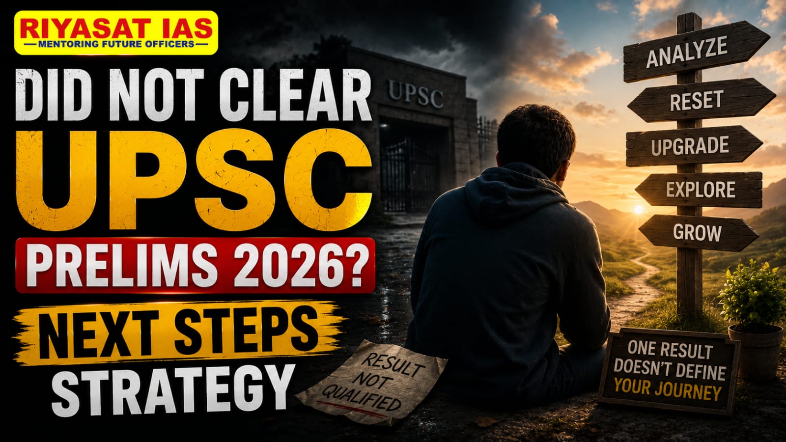 Did Not Clear UPSC Prelims 2026 Next Steps Strategy