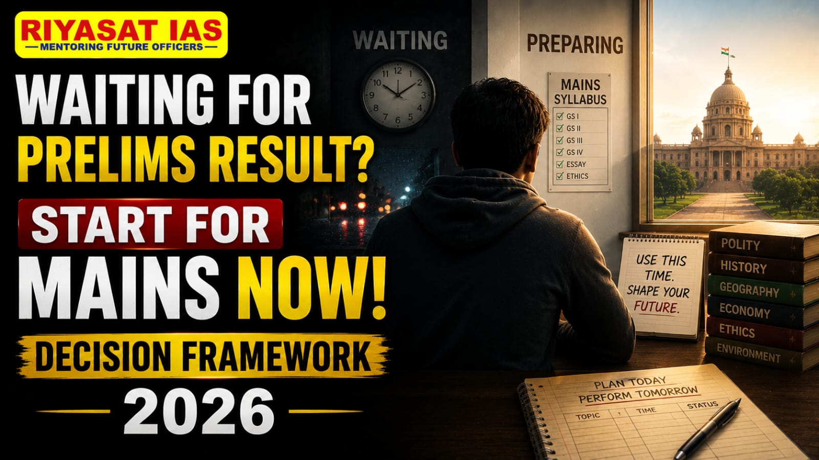 Wait Prelims Result Start Mains Now Decision Framework 2026