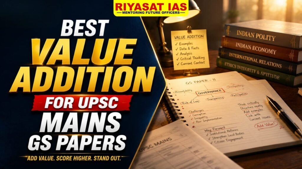 best value addition for UPSC Mains GS papers