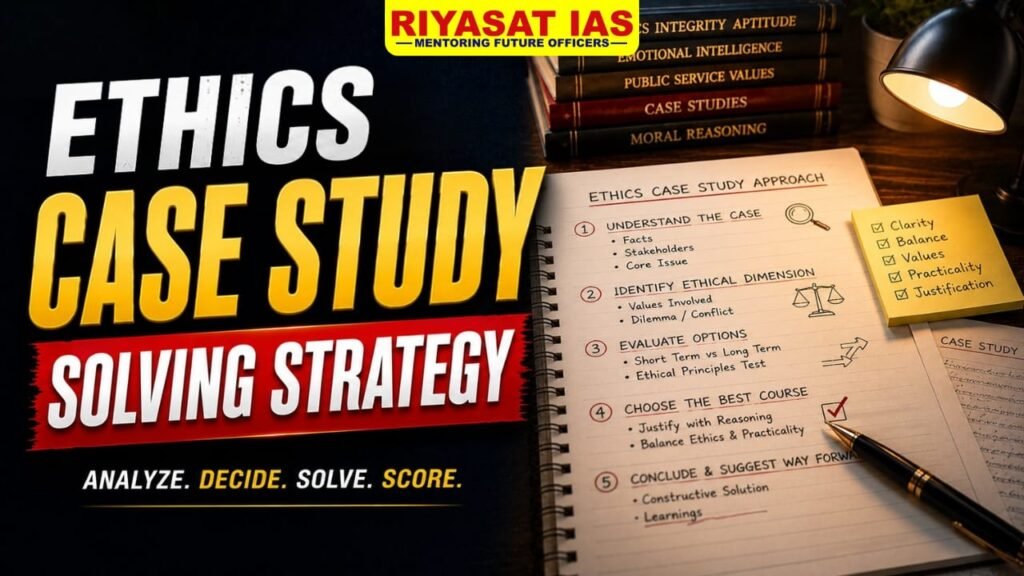 Ethics case study solving strategy UPSC