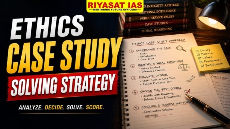 Ethics case study solving strategy UPSC