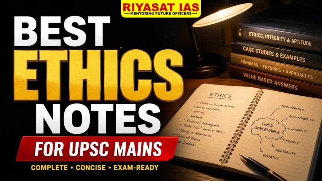 best Ethics notes for UPSC Mains