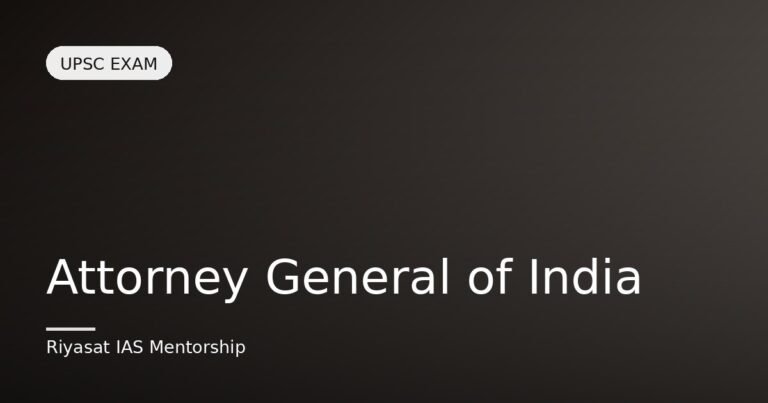 Attorney General of India