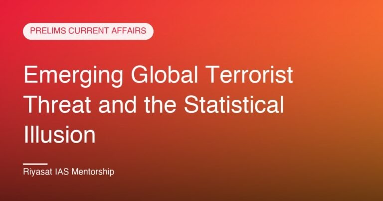 Emerging Global Terrorist Threat and the Statistical Illusion