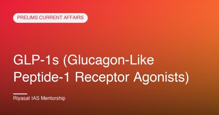 GLP-1s (Glucagon-Like Peptide-1 Receptor Agonists)