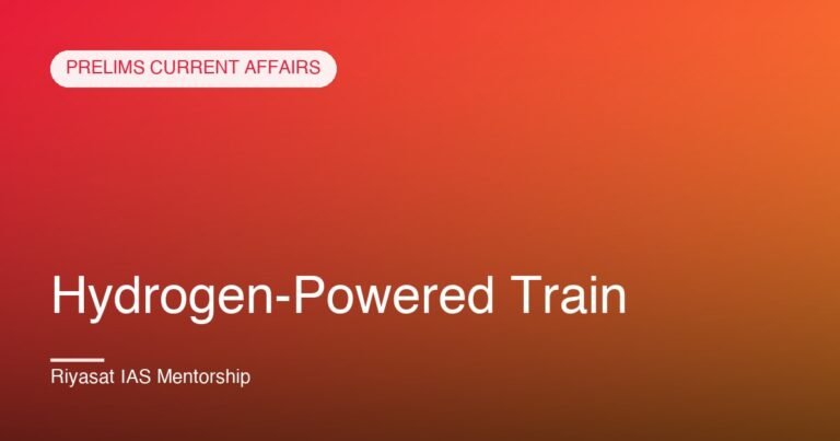 Hydrogen-Powered Train