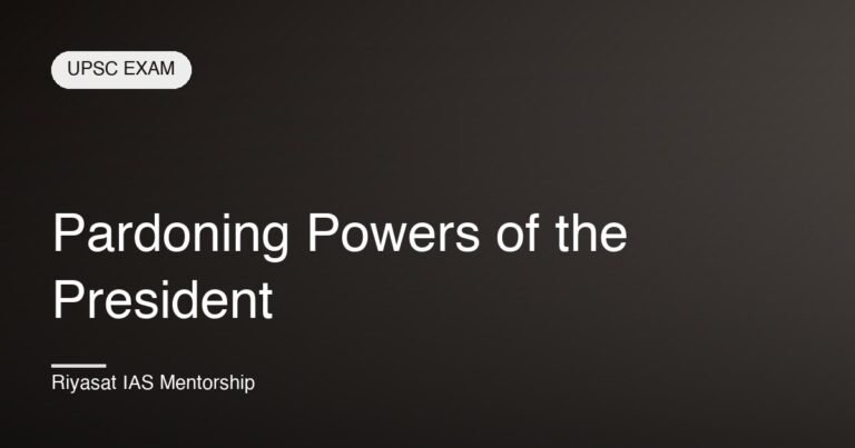 Pardoning Powers of the President