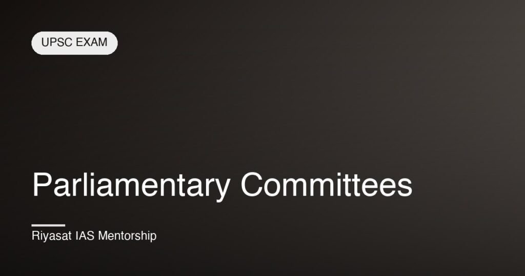Parliamentary Committees