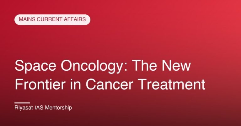 Space Oncology: The New Frontier in Cancer Treatment