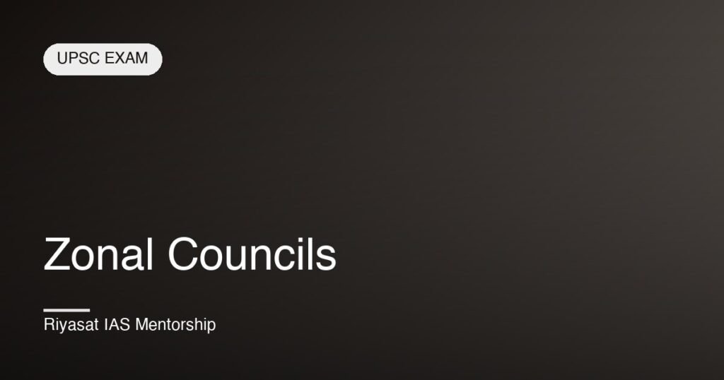 Zonal Councils
