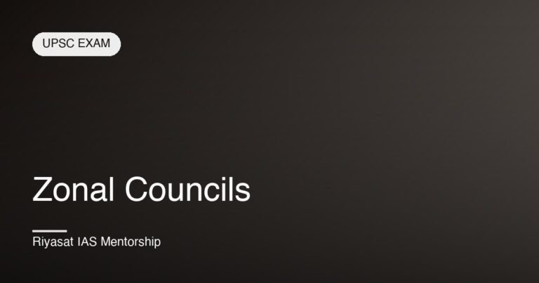 Zonal Councils