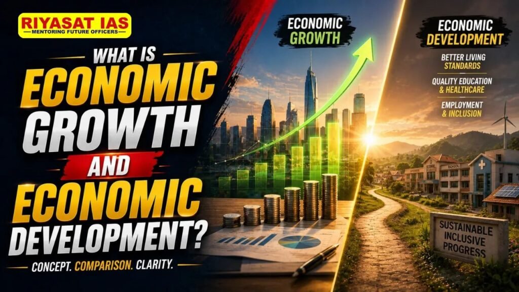 Economic Growth and Economic Development