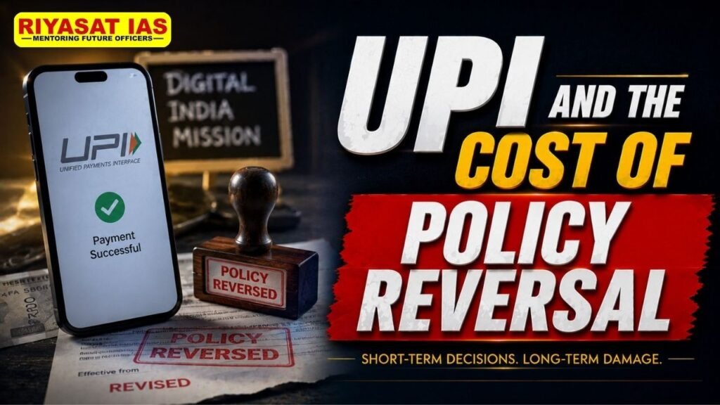 UPI and the cost of policy reversal