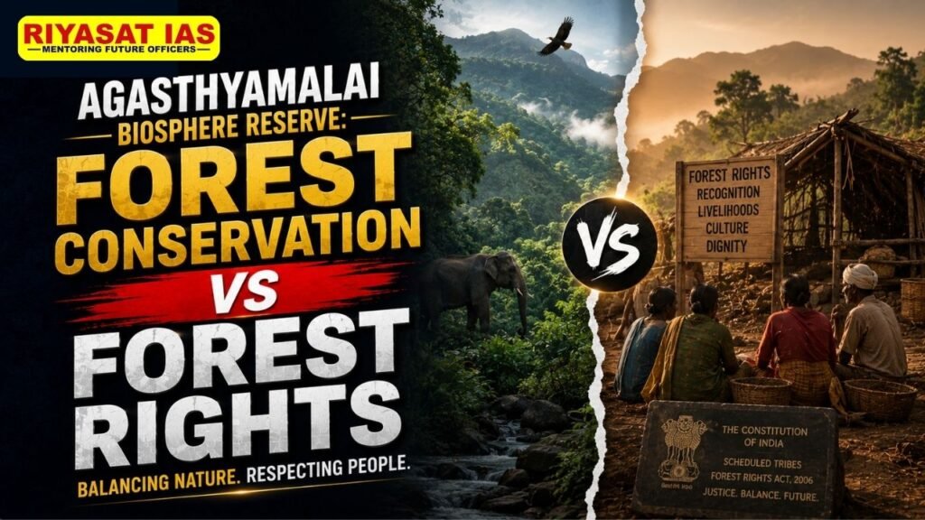 Agasthyamalai Biosphere Reserve: Forest Conservation vs Forest Rights
