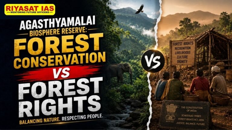 Agasthyamalai Biosphere Reserve: Forest Conservation vs Forest Rights