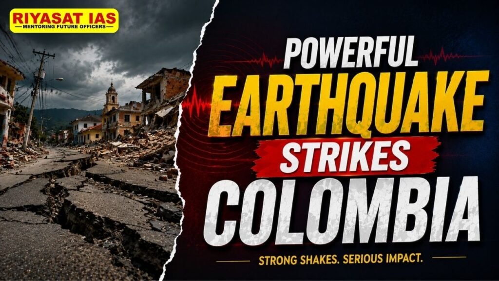 Powerful Earthquake Strikes Colombia