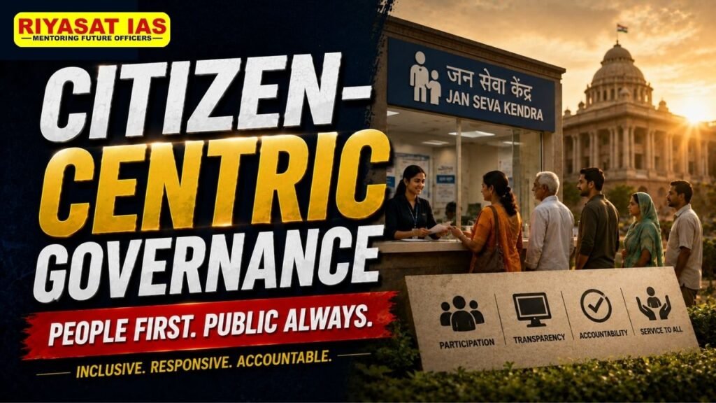 Citizen-Centric Governance