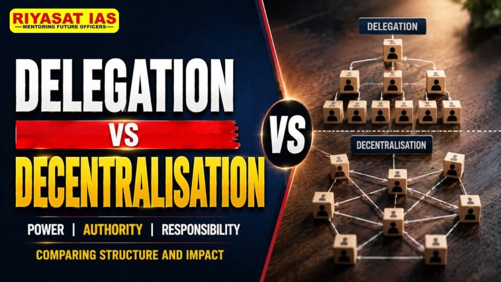Delegation vs Decentralisation