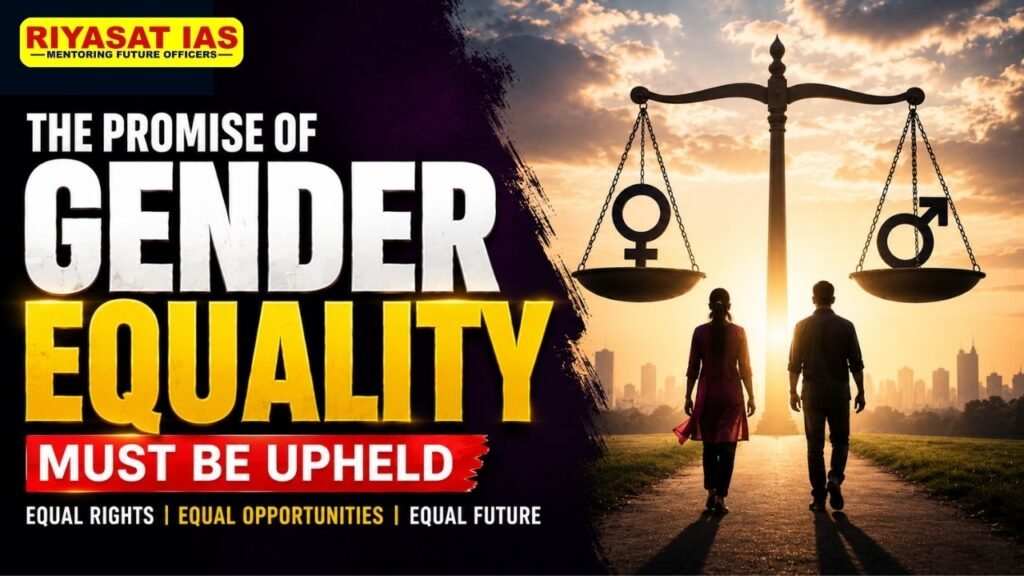 Promise of gender equality must be upheld