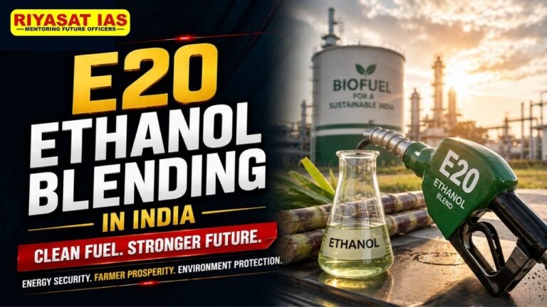 E20 Ethanol Blending in India