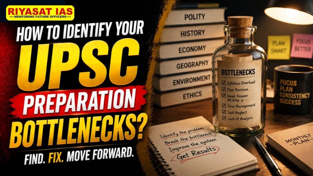 How to identify UPSC preparation bottlenecks