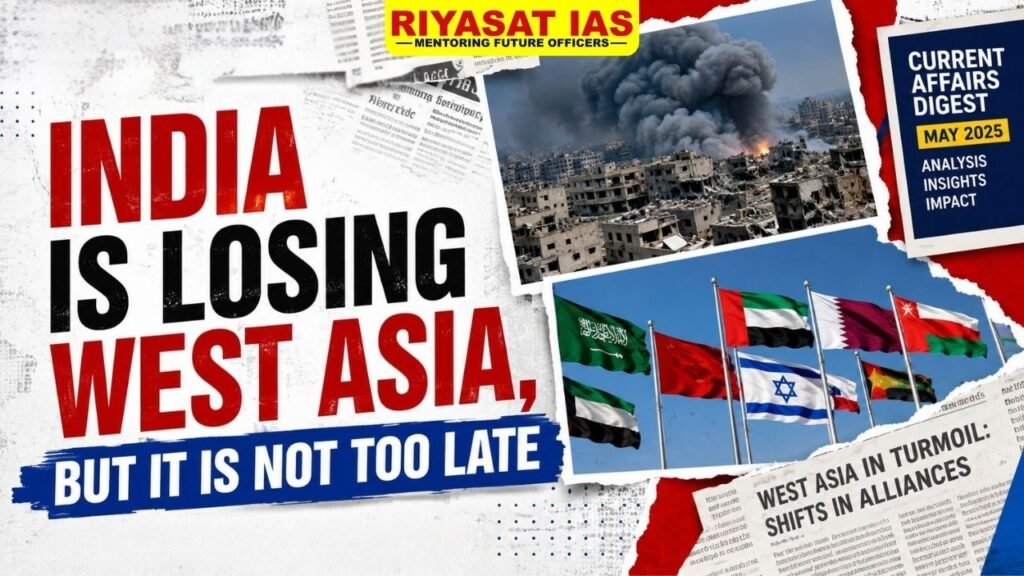 India is losing West Asia, but it is not too late