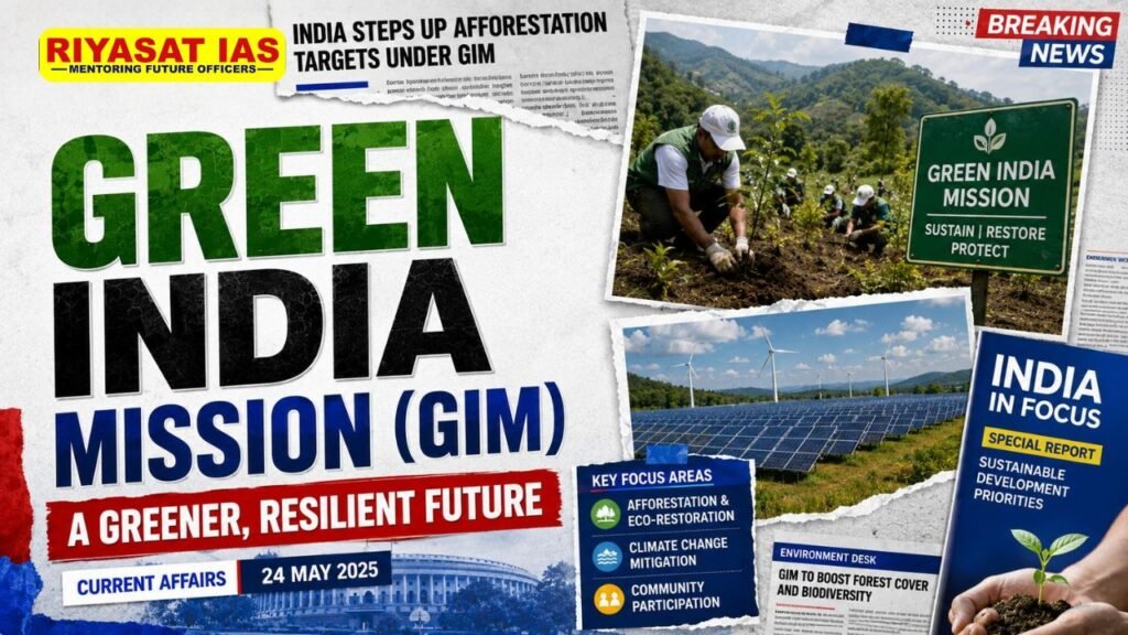 Green India Mission (GIM)