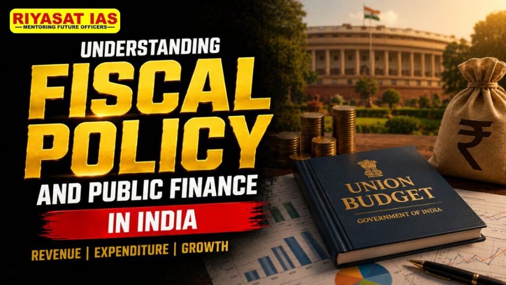 Fiscal Policy and Public Finance in India