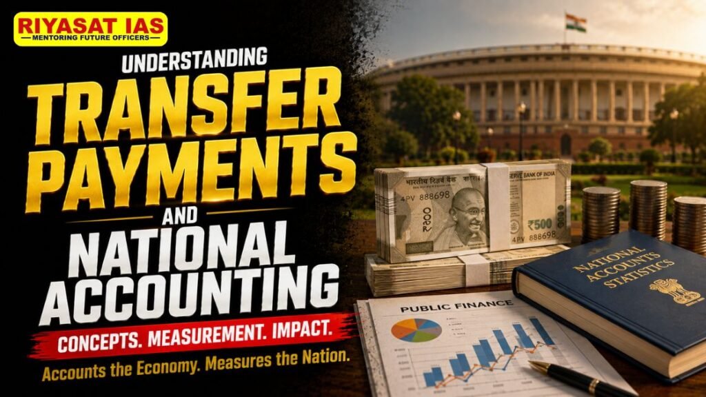 Transfer payments and National accounting
