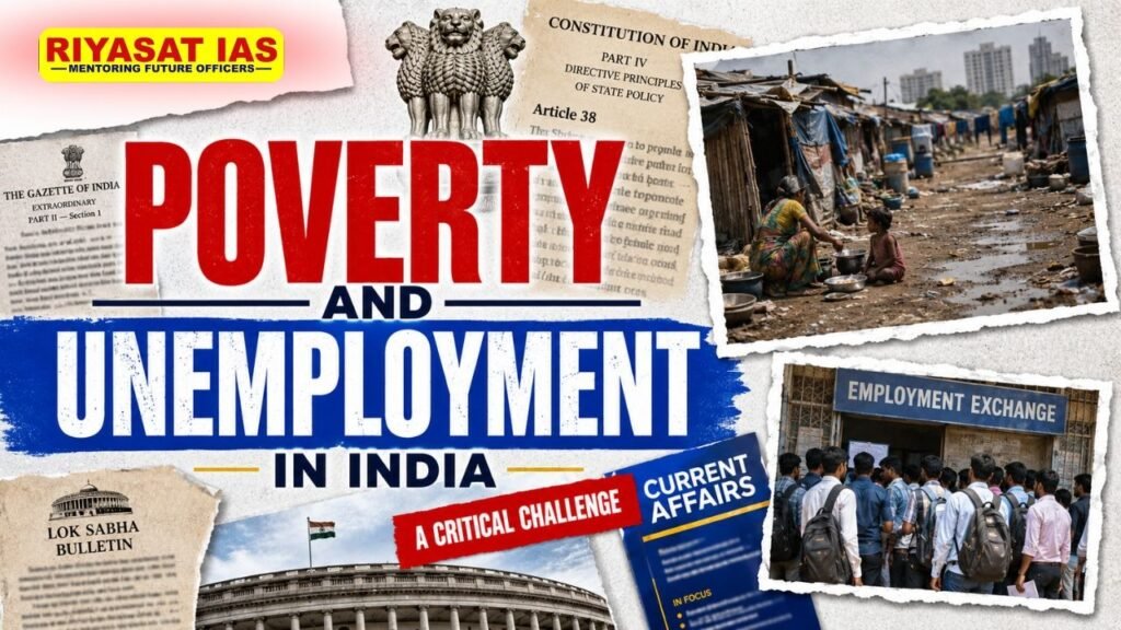 Poverty and Unemployment in India