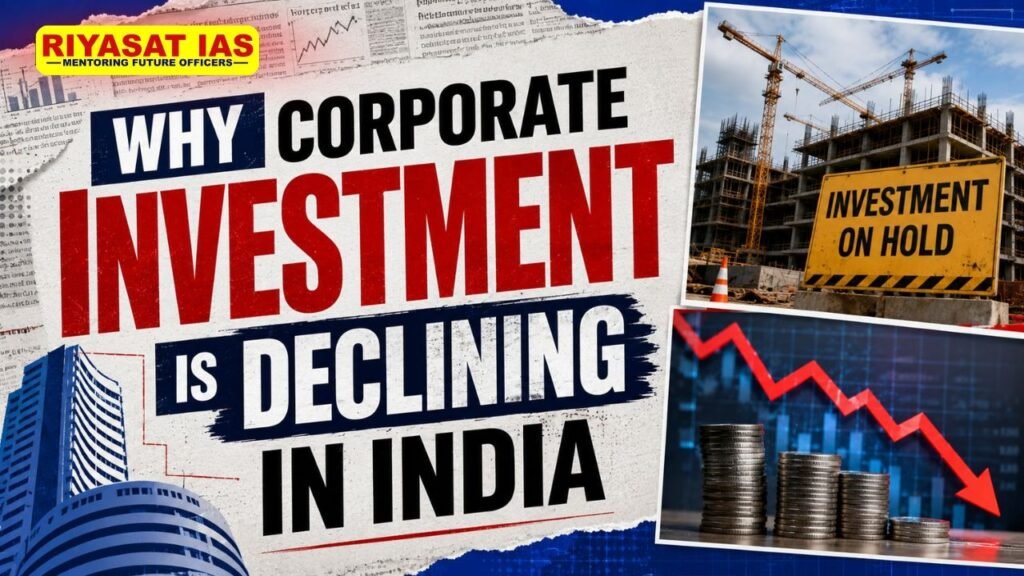 Why Corporate Investment Is Declining in India