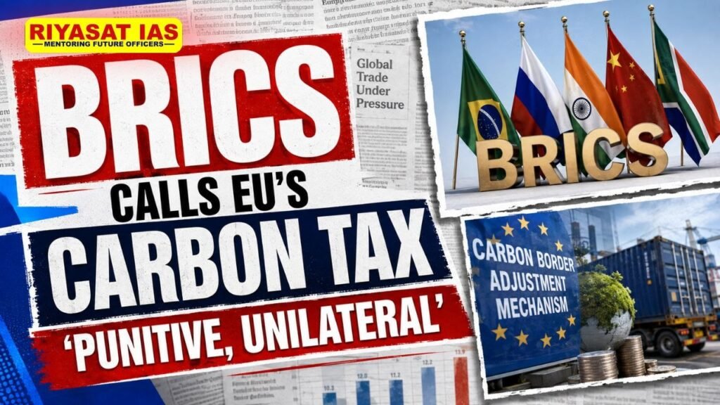 BRICS Calls EU’s Carbon Tax ‘Punitive, Unilateral’