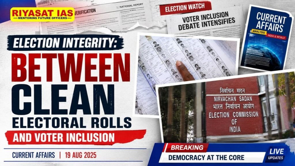 Election Integrity: Between Clean Electoral Rolls and Voter Inclusion