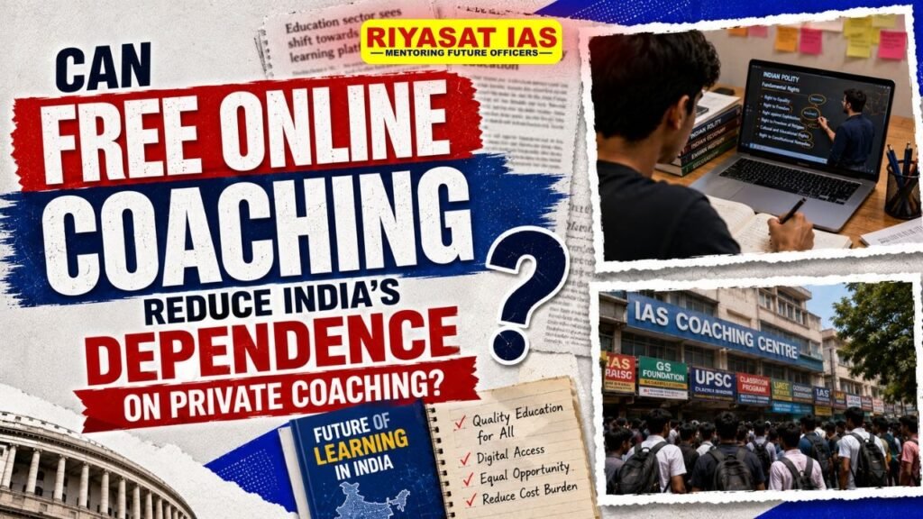 Can Free Online Coaching Reduce India’s Dependence on Private Coaching