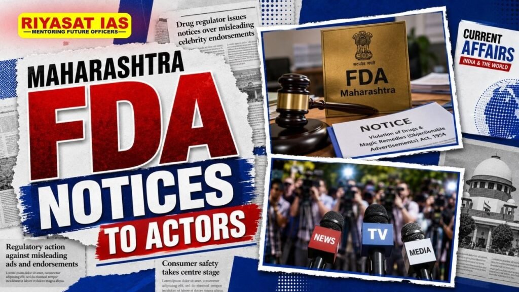 Maharashtra FDA Notices to Actors