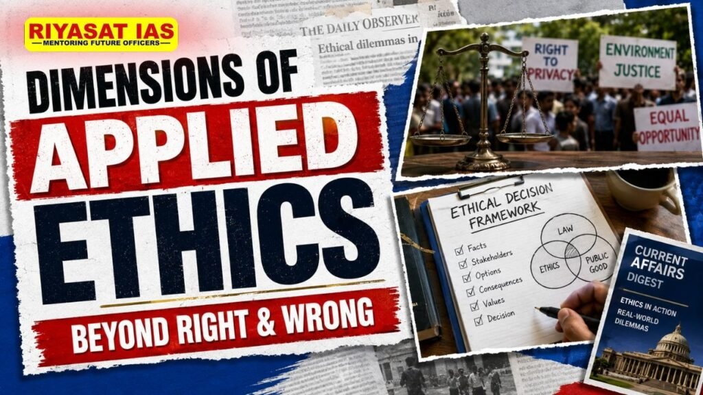 Dimensions of applied ethics