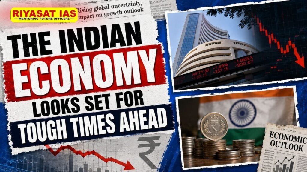 The Indian economy looks set for tough times ahead
