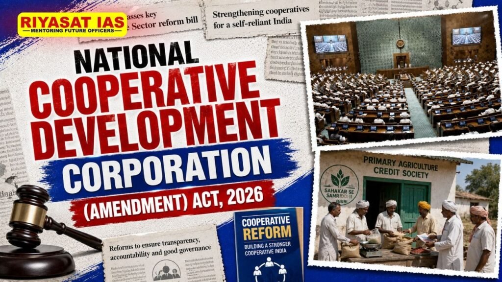 National Cooperative Development Corporation (Amendment) Act, 2026