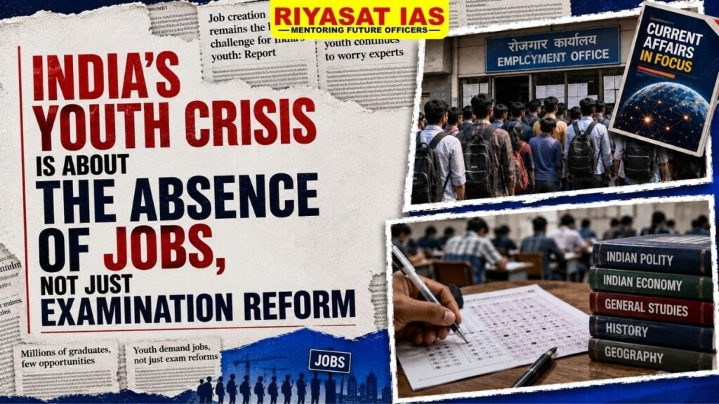 India’s youth crisis is about the absence of jobs, not just examination reform