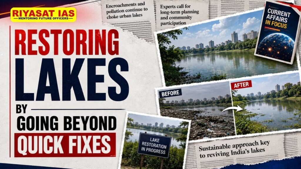 Restoring lakes by going beyond quick fixes