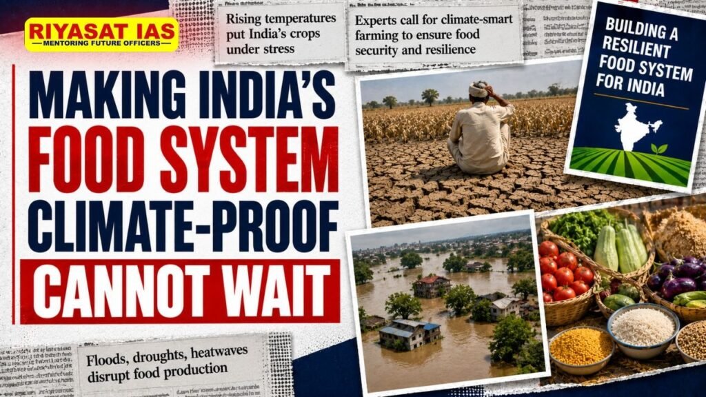 Making India’s food system climate-proof cannot wait