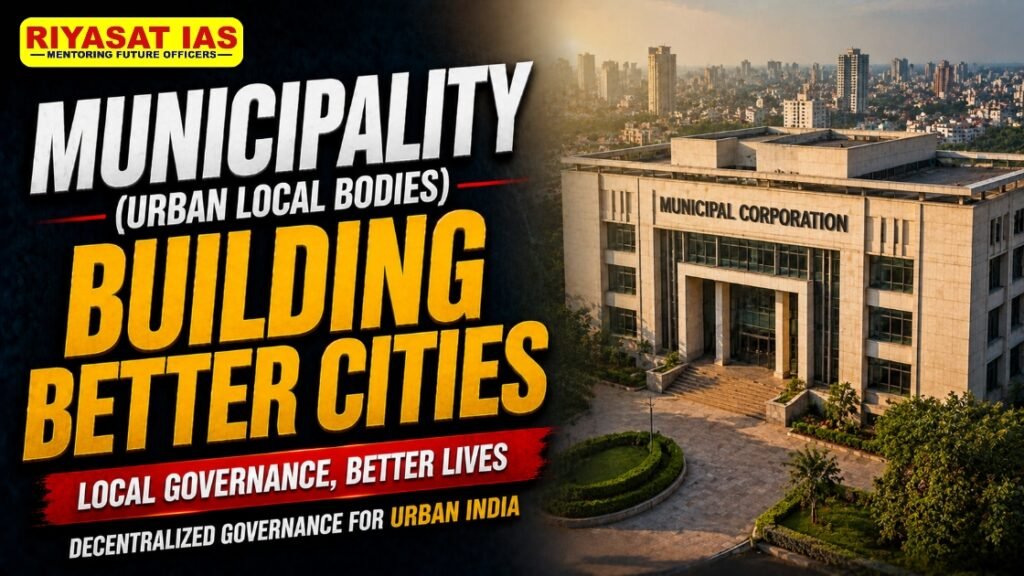 Municipality (Urban Local Bodies)