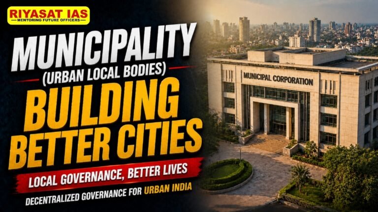 Municipality (Urban Local Bodies)