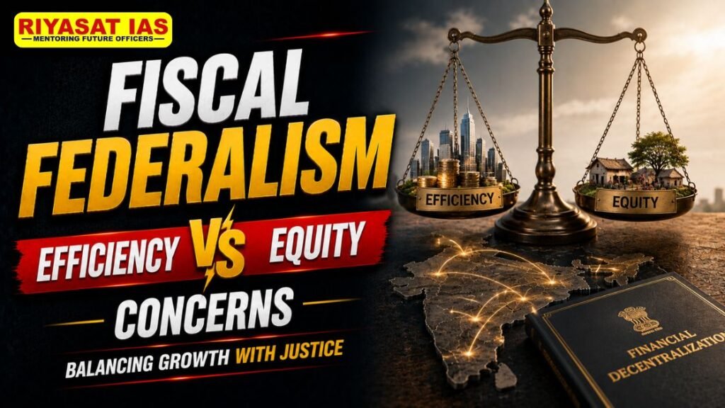 "Fiscal federalism, efficiency versus equity concerns "