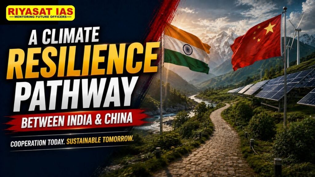 A climate resilience pathway between India and China