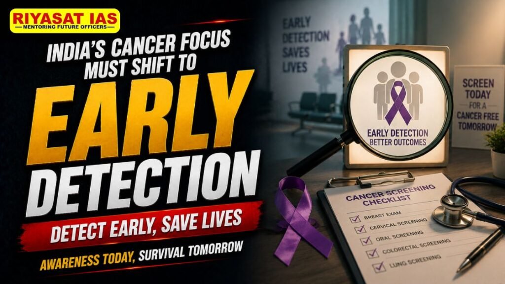 India’s cancer focus must shift to early detection
